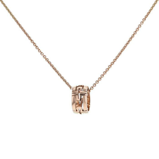 [Grace Jewelry]PARENTESI NECKLACE PINK GOLD