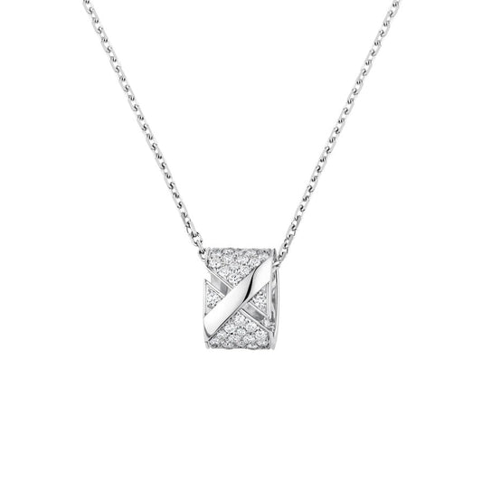 [Grace Jewelry]LIENS EVIDENCE DIAMOND PAVED NECKLACE