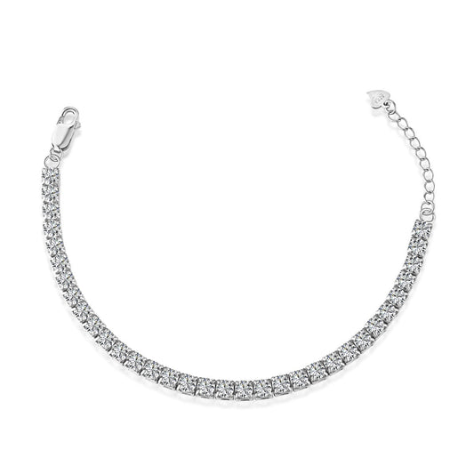 [XXX]Sparkling Radiant Princess Cut Tennis Bracelet