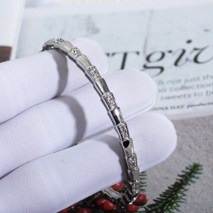 [Grace Jewelry]SERPENTI BRACELET SILVER DIAMOND