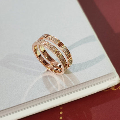 [Grace Jewelry]LOVE RING 2.65MM DIAMOND