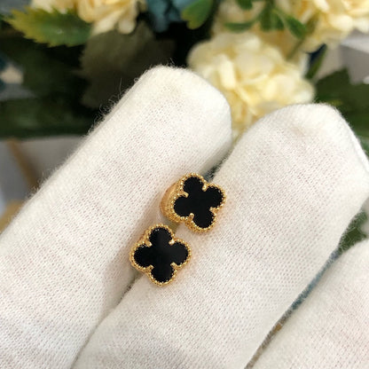 [Grace Jewelry]CLOVER MINI GOLD EARRINGS