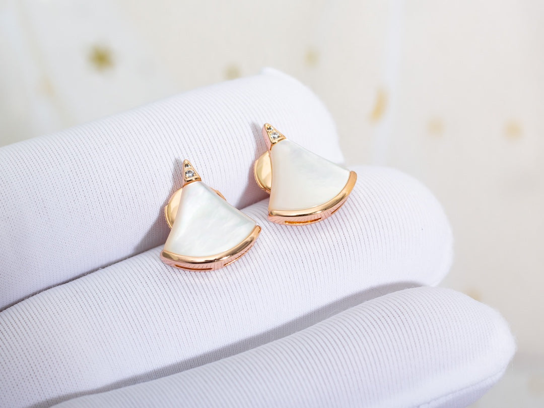 [Grace Jewelry]DIVAS DREAM EARRINGS PINK GOLD