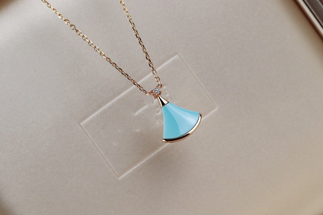 [Grace Jewelry]DREAM NECKLACE TURQUOISE PINK GOLD