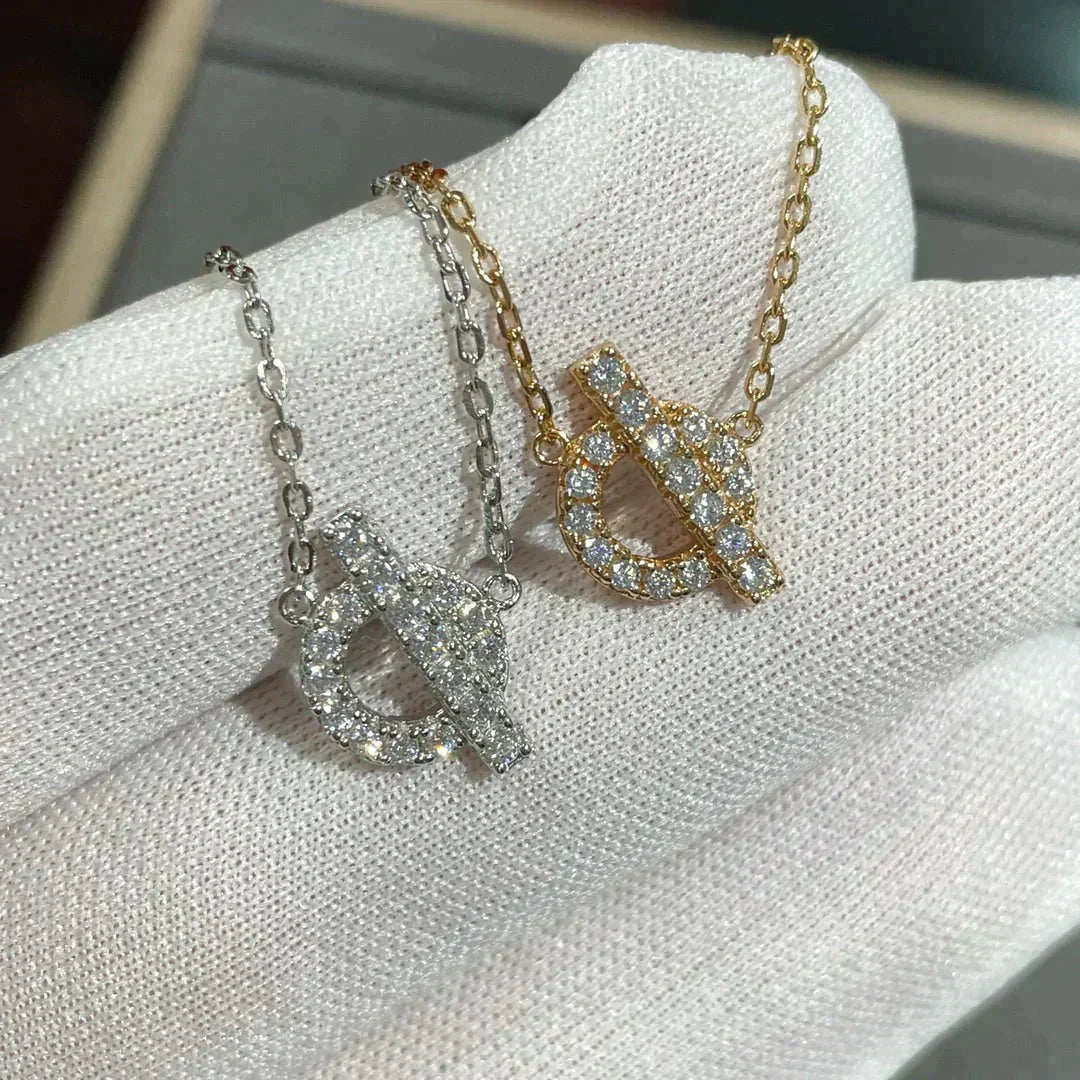 [Grace Jewelry]ECHAPEE NECKLACE DIAMOND