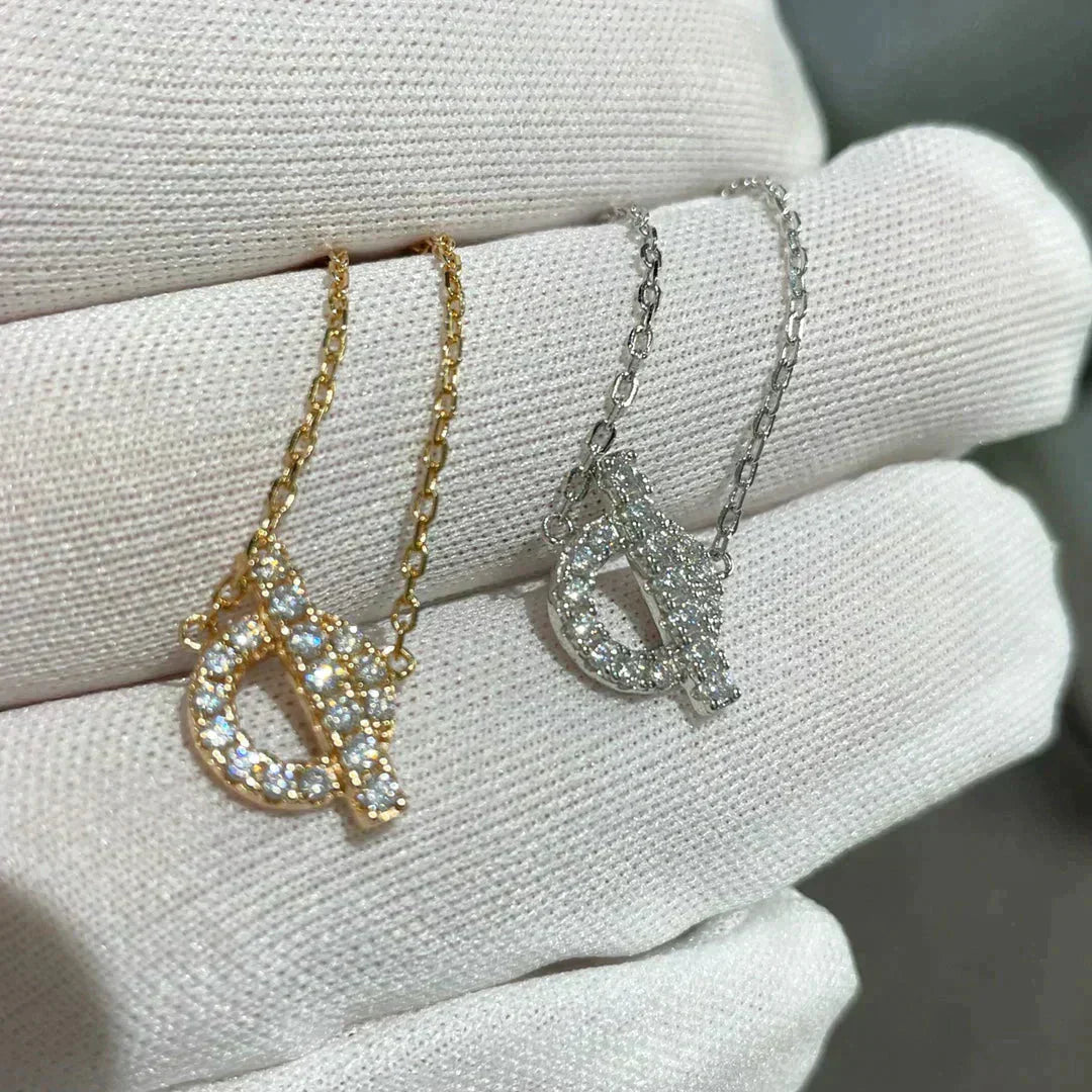 [Grace Jewelry]ECHAPEE NECKLACE DIAMOND