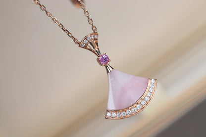 [Grace Jewelry]DREAM NECKLACE PINK MOP DIAMOND