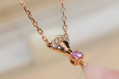 [Grace Jewelry]DREAM NECKLACE PINK MOP DIAMOND