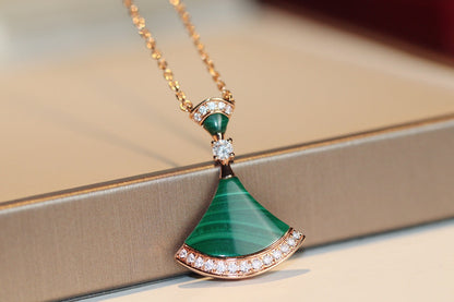 [Grace Jewelry]DREAM NECKLACE MALACHITE DIAMOND