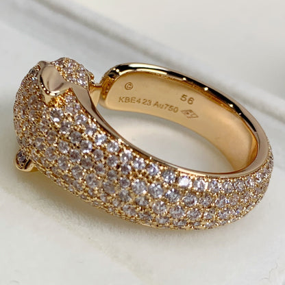 [Grace Jewelry]PANTHERE PINK GOLD DIAMOND RING