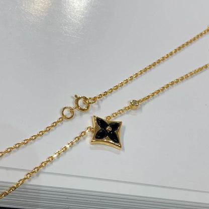 [Grace Jewelry]STAR BLACK MOP NECKLACE