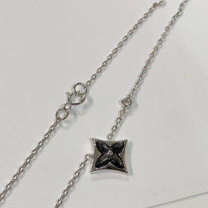 [Grace Jewelry]STAR BLACK MOP NECKLACE