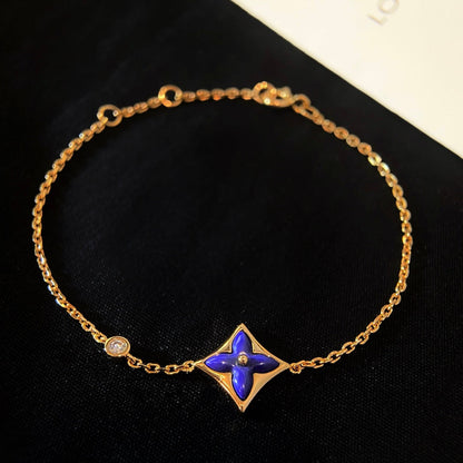 [Grace Jewelry]COLOR STAR PINK GOLD DIAMOND BRACELET