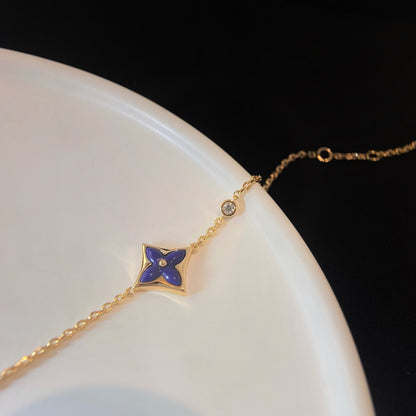 [Grace Jewelry]COLOR STAR PINK GOLD DIAMOND BRACELET