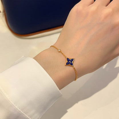 [Grace Jewelry]COLOR STAR PINK GOLD DIAMOND BRACELET