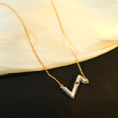 [Grace Jewelry]VOLT SILVER DIAMOND PEDANT NECKLACE