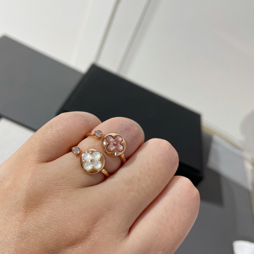 [Grace Jewelry]SUN 1 DIAMOND PINK MOP RING