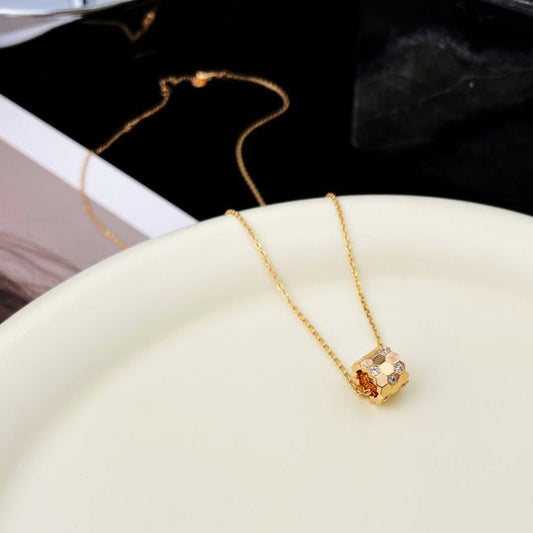 [Grace Jewelry]BEE MINI PEDANT DIAMOND NECKLACE