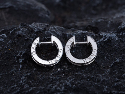 [Grace Jewelry]ZERO 1 MINI SILVER DIAMOND EARRINGS