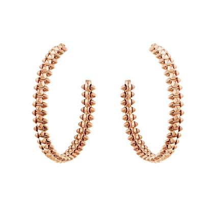 [Grace Jewelry]CLASH LARGE HOOP EARRINGS