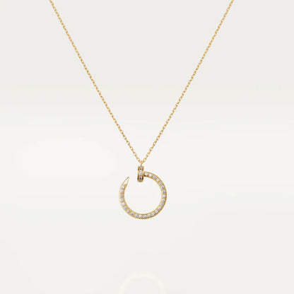 [Grace Jewelry]JUSTE NECKLACE GOLD DIAMONDS