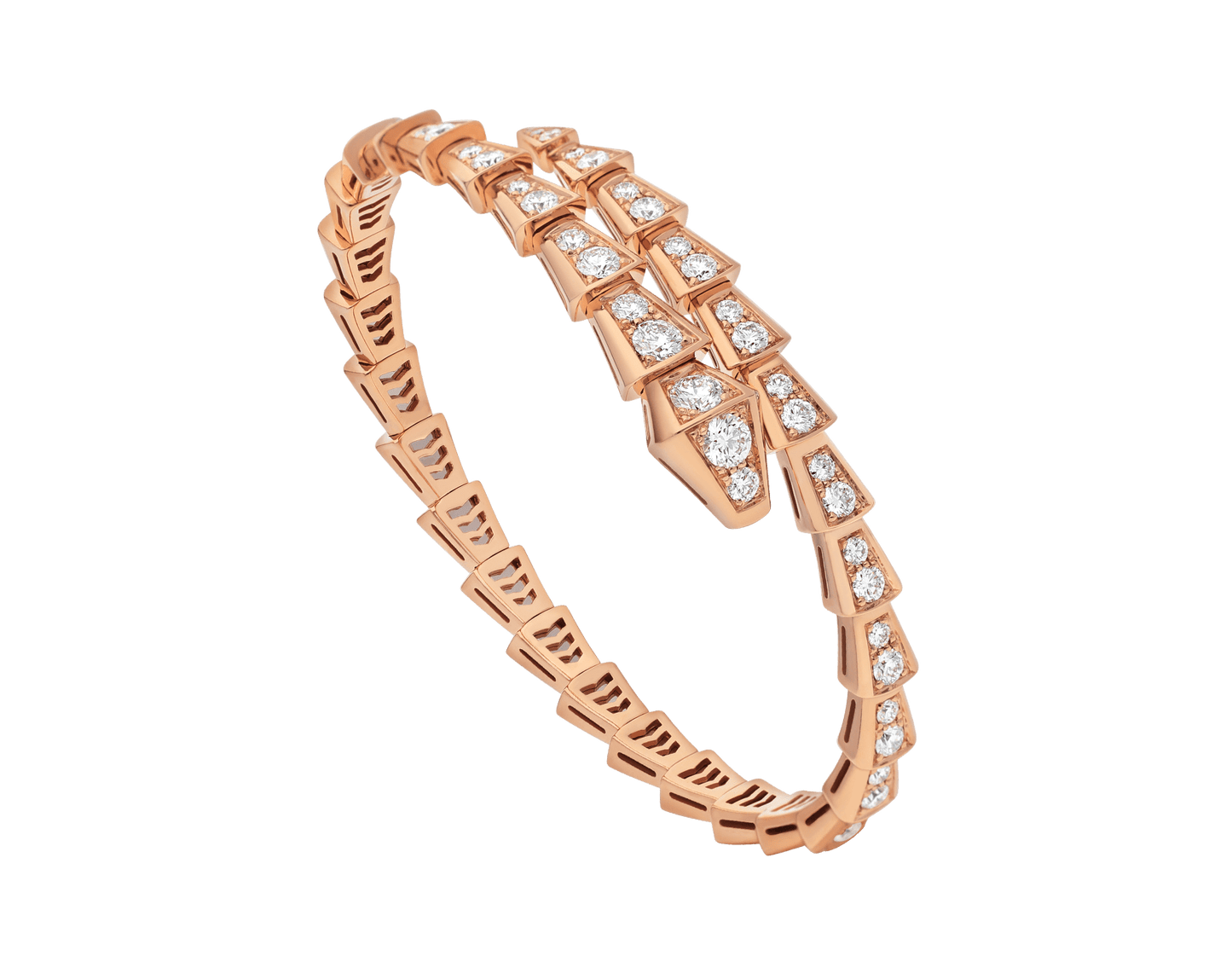 [Grace Jewelry]SERPENTI BRACELET 6.8MM PINK GOLD DIAMOND