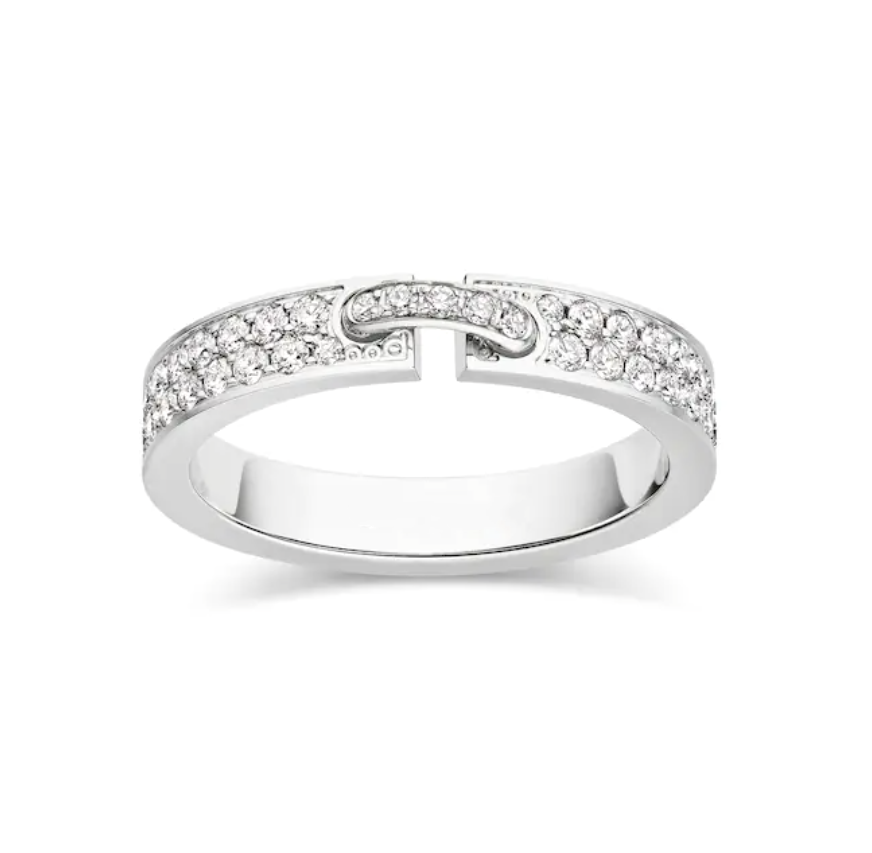 [Grace Jewelry]ALLIANCE LIENS VIDENCE PAVED DIAMOND 4MM RING