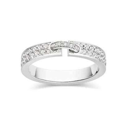 [Grace Jewelry]ALLIANCE LIENS VIDENCE PAVED DIAMOND 4MM RING