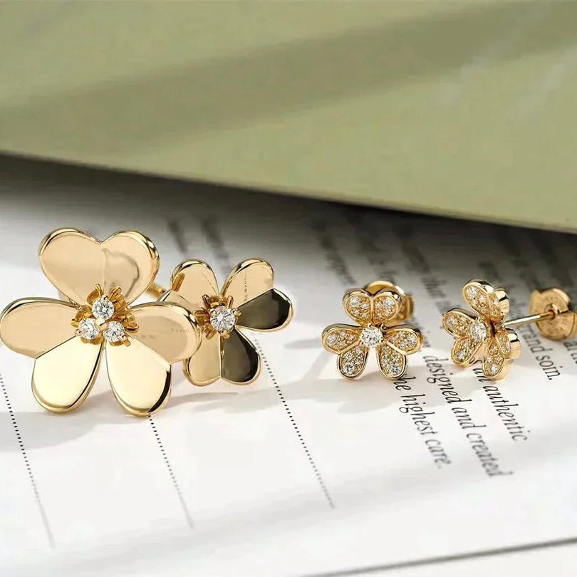 [Grace Jewelry]CLOVER COMOS GOLD DIAMOND RING