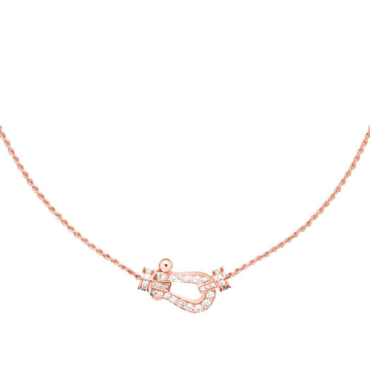 [Grace Jewelry]FORCE 10 PINK GOLD DIAMOND NECKLACE