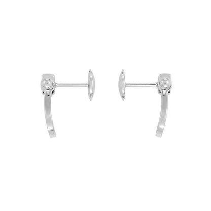 [Grace Jewelry]FORCE 10 FULL DIAMOND STUD EARRINGS MINI MODEL