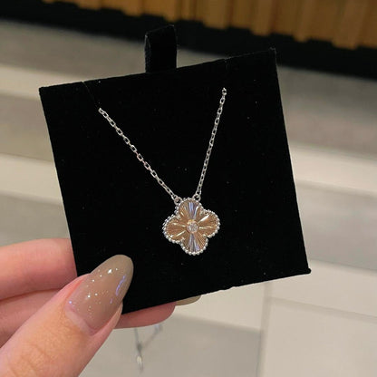 [Grace Jewelry] 2024 SPECIAL EDITION CLOVER 15MM DIAMOND LASER NECKLACE CHRISTMAS