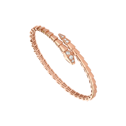 [Grace Jewelry]SERPENTI BRACELET DIAMONDS PINK GOLD