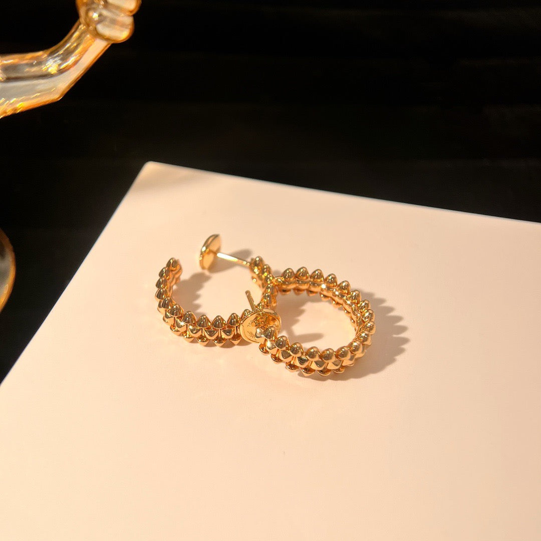 [Grace Jewelry]CLASH SMALL HOOP EARRINGS