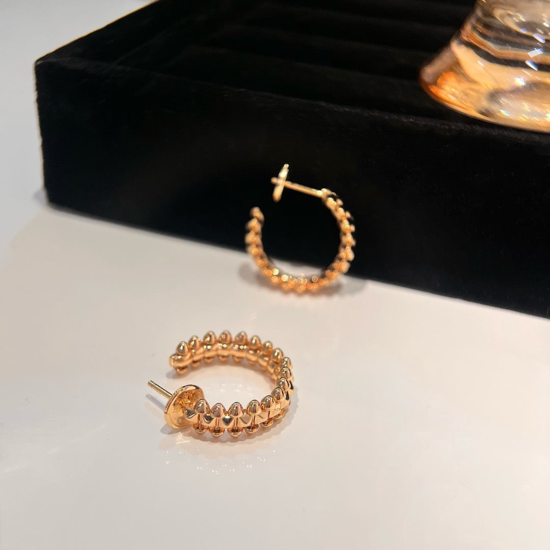 [Grace Jewelry]CLASH SMALL HOOP EARRINGS