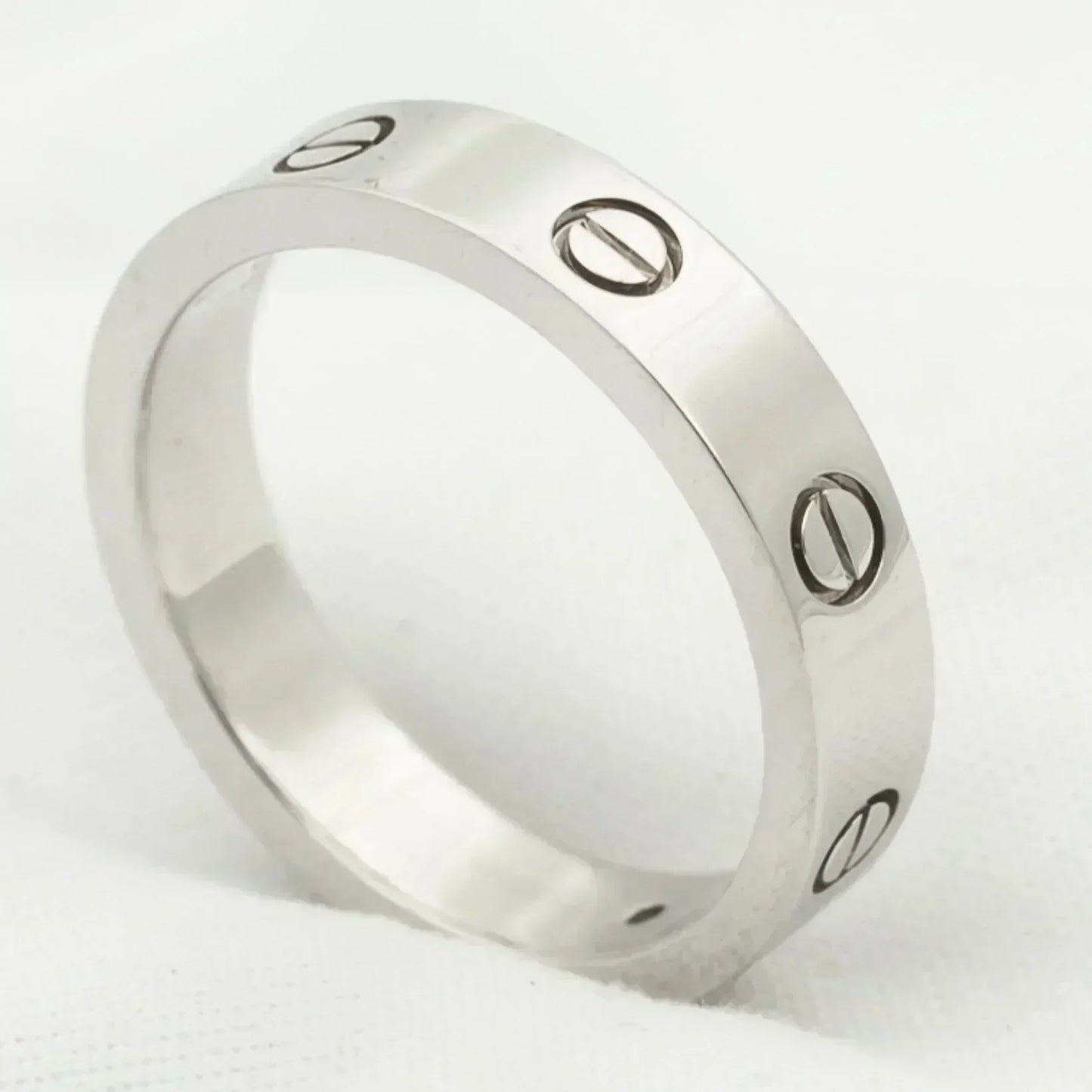 [Grace Jewelry]LOVE RING 4MM 1 DIAMOND SILVER