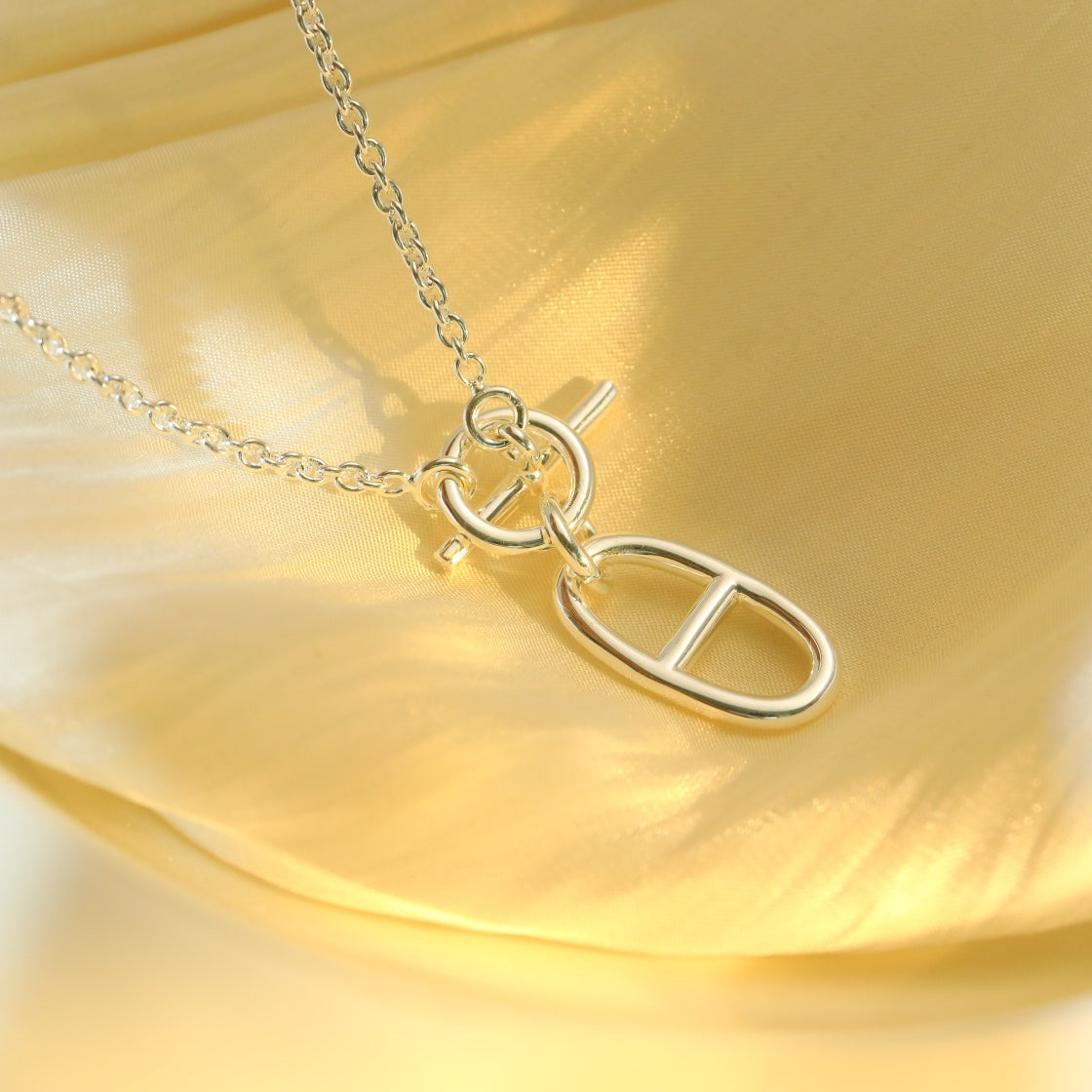 [Grace Jewelry]HM CHAINE D'ANCRE PENDANT NECKLACE STERLING SILVER