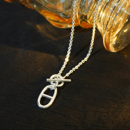 [Grace Jewelry]HM CHAINE D'ANCRE PENDANT NECKLACE STERLING SILVER