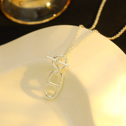 [Grace Jewelry]HM CHAINE D'ANCRE PENDANT NECKLACE STERLING SILVER