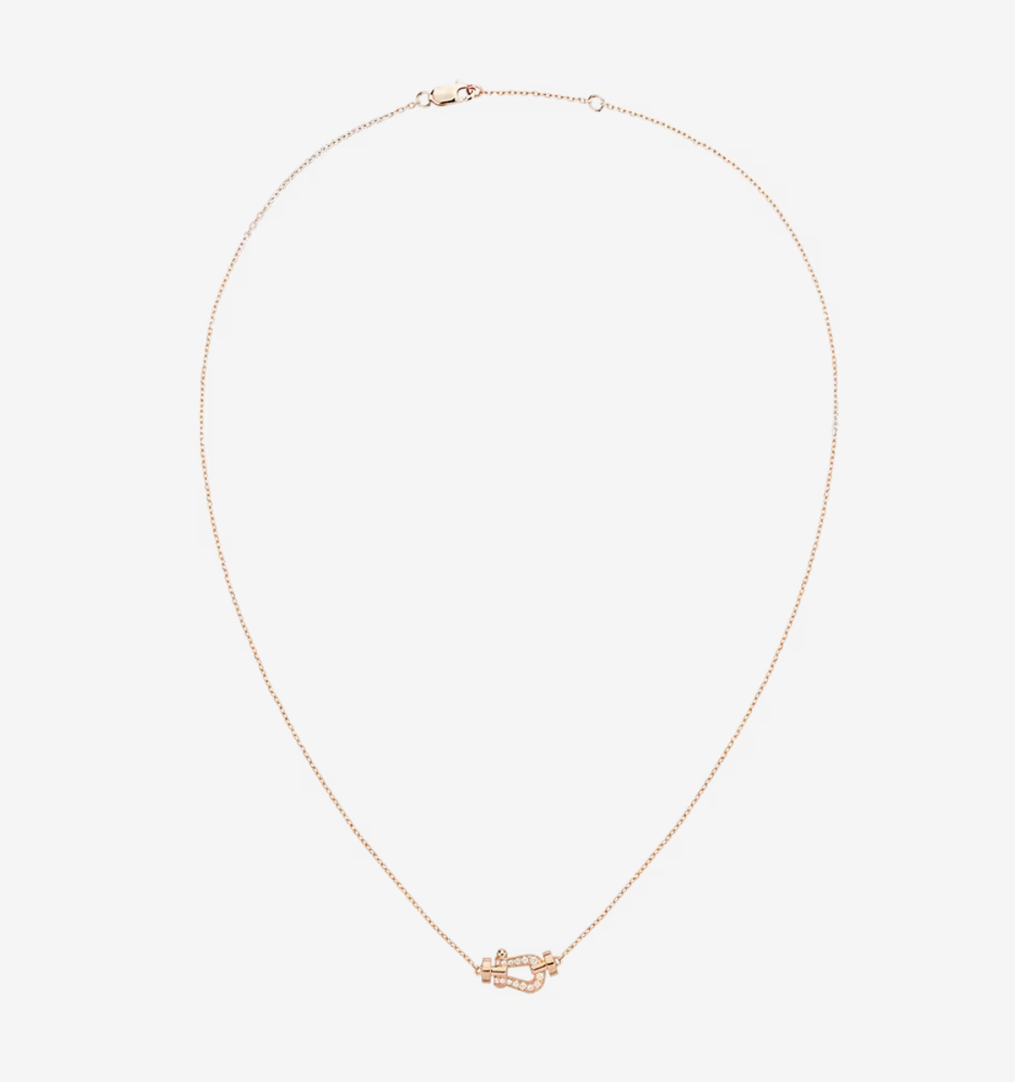 [Grace Jewelry]FORCE 10 DIAMOND PINK GOLD NECKLACE MINI MODEL