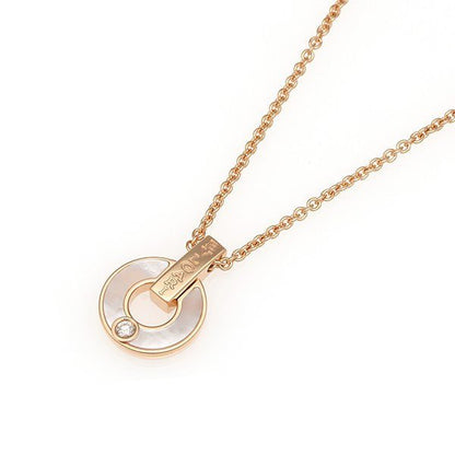 [Grace Jewelry]GARI NECKLACE PINK GOLD MOP