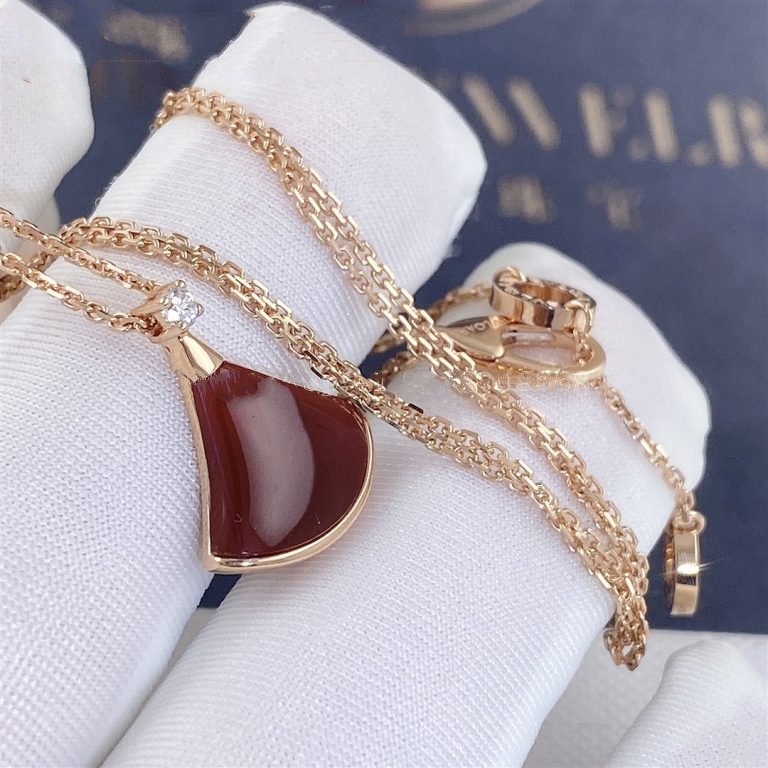 [Grace Jewelry]DREAM NECKLACE CARNELIAN 1 DIAMOND