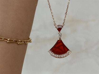 [Grace Jewelry]DREAM NECKLACE CARNELIAN DIAMOND