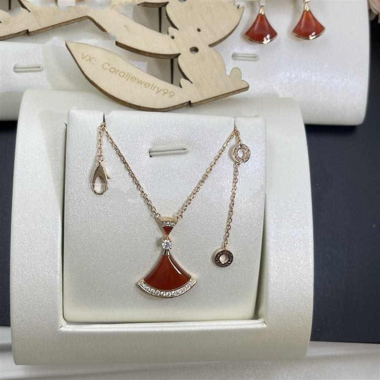 [Grace Jewelry]DREAM NECKLACE CARNELIAN DIAMOND