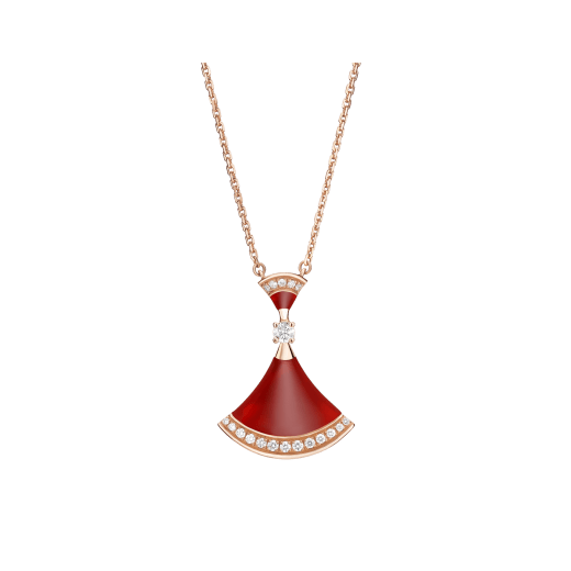 [Grace Jewelry]DREAM NECKLACE CARNELIAN DIAMOND