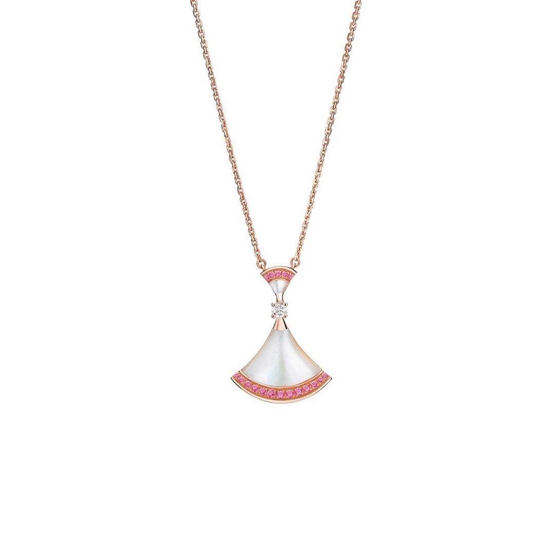 [Grace Jewelry]DREAM NECKLACE MOP PINK DIAMOND