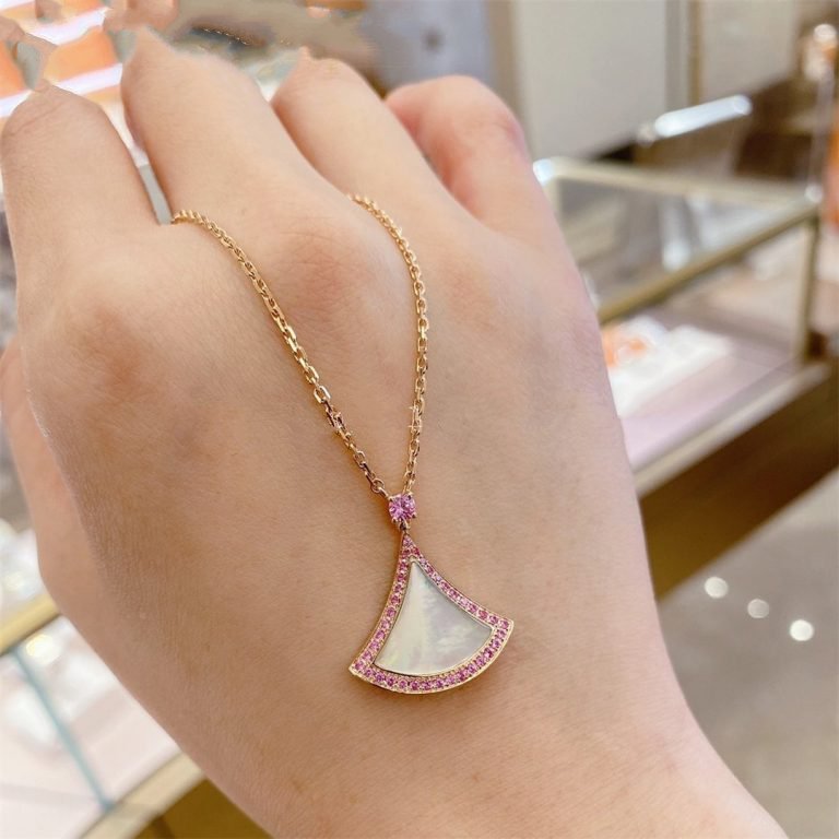 [Grace Jewelry]DREAM NECKLACE MOP DIAMOND PINK