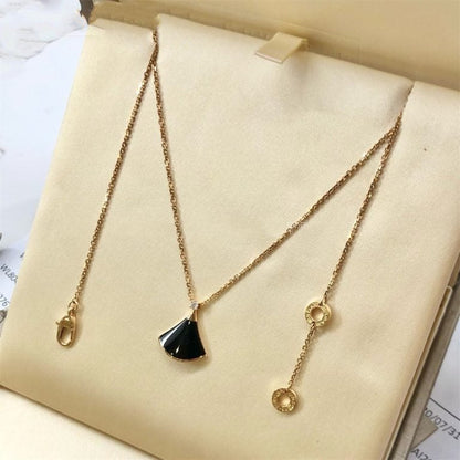 [Grace Jewelry]DREAM NECKLACE ONYX 1 DIAMOND