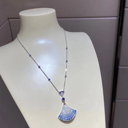 [Grace Jewelry]DREAM NECKLACE AGATE SILVER DIAMOND