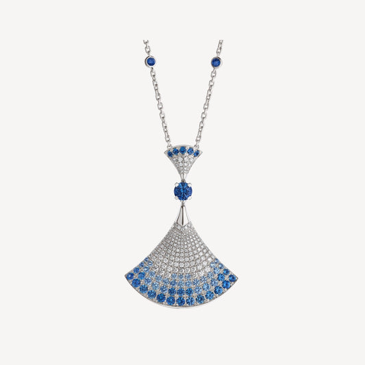 [Grace Jewelry]DREAM NECKLACE AGATE SILVER DIAMOND